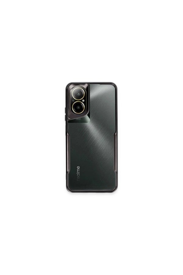Evimdeyokyok Realme 12 Lite Kılıf Boyi Silikon Kapak - Siyah