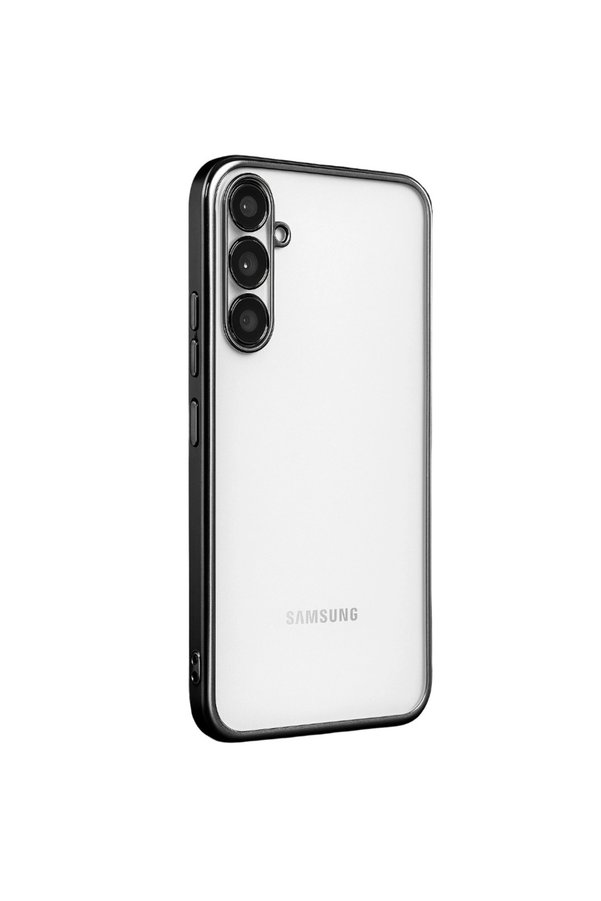 Evimdeyokyok Samsung Galaxy A34 5G Kılıf Razer Lensli Silikon - Siyah