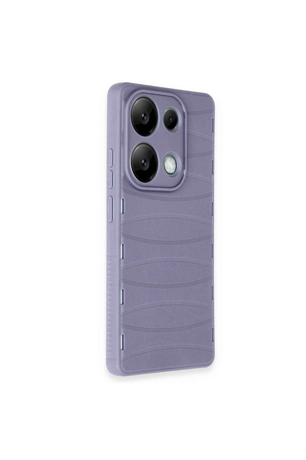 Evimdeyokyok Xiaomi Redmi Note 13 Pro 4G Kılıf Bibercas Silikon Kapak - Lila