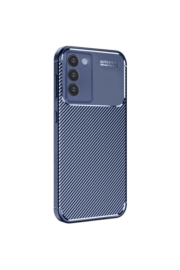 Evimdeyokyok Vivo V30 Lite 4G Kılıf Auto Focus Karbon Kapak - Lacivert