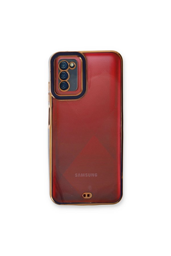 Evimdeyokyok Samsung Galaxy A03S Kılıf Liva Lens Silikon - Mavi