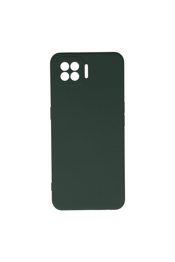 Evimdeyokyok Oppo A73 Kılıf Nano İçi Kadife Silikon - Koyu Yeşil