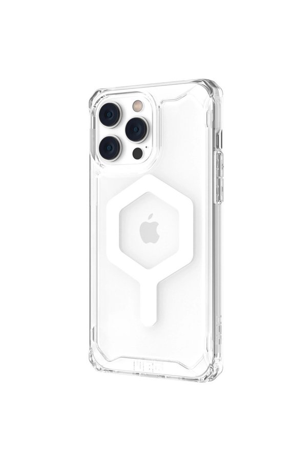 Evimdeyokyok Apple İphone 14 Pro Kılıf Uag Plyo Magneticsafe Silikon - Şeffaf