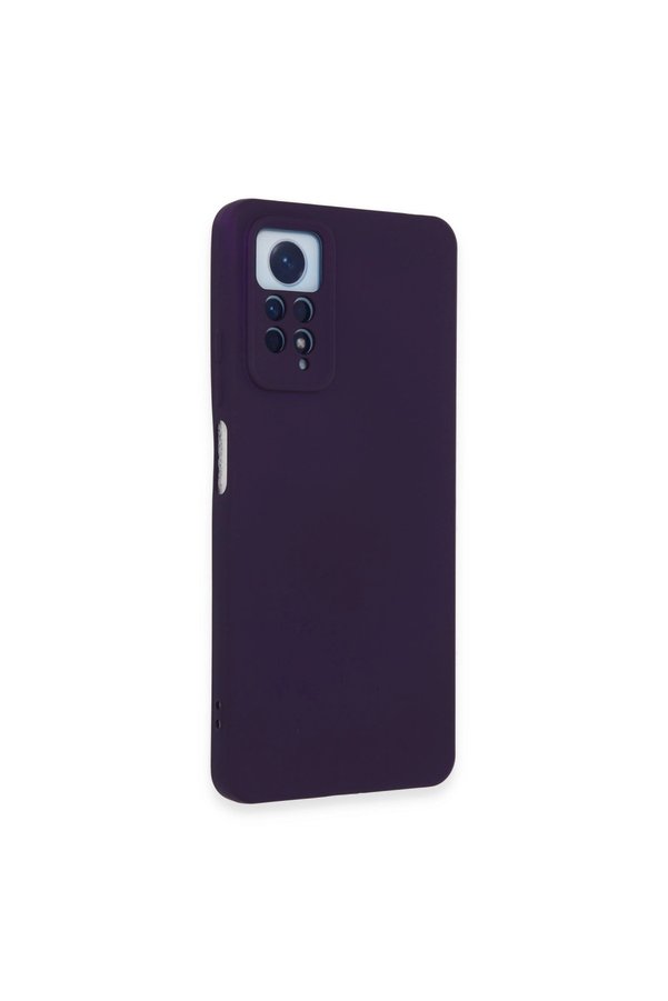 Evimdeyokyok Xiaomi Redmi Note 12 Pro 4G Kılıf Nano İçi Kadife Silikon - Mor