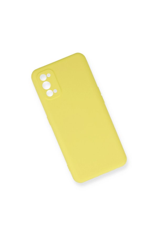 Evimdeyokyok Realme 7 Pro Kılıf Nano İçi Kadife Silikon - Sarı