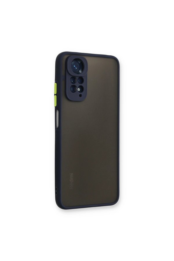 Evimdeyokyok Xiaomi Redmi Note 11 Kılıf Montreal Silikon Kapak - Lacivert