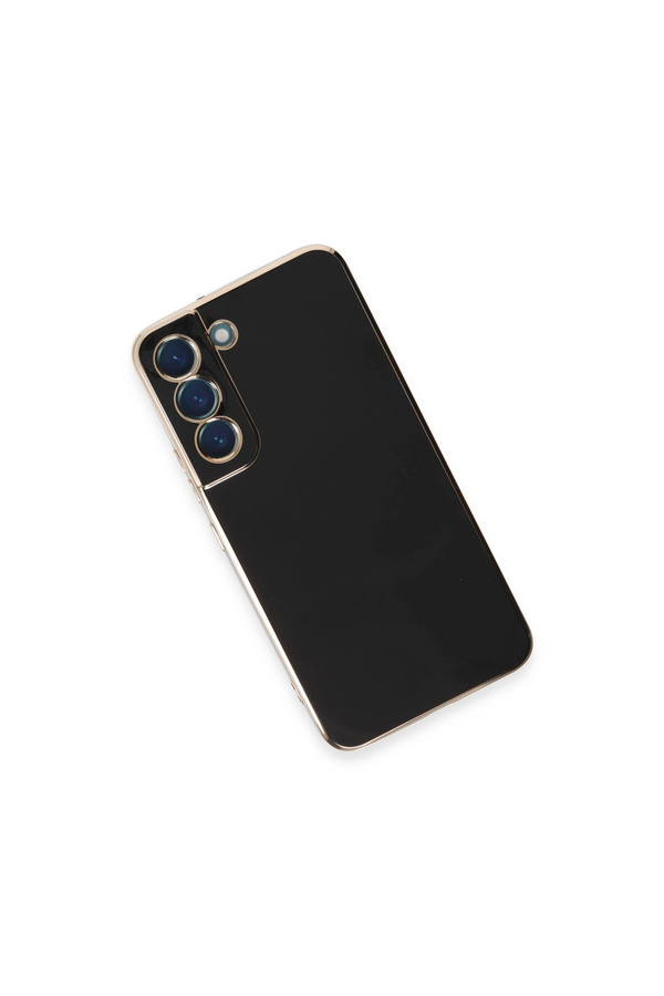 Evimdeyokyok Samsung Galaxy S21 Kılıf Volet Silikon - Siyah