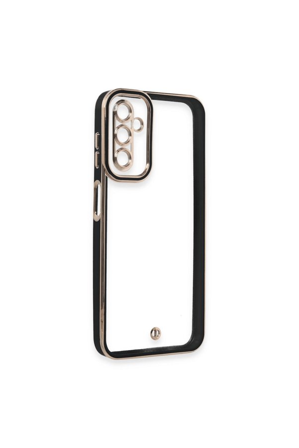 Evimdeyokyok Samsung Galaxy A14 4G Kılıf Liva Lens Silikon - Siyah