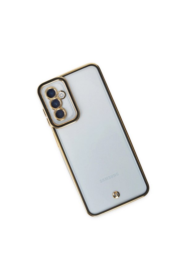 Evimdeyokyok Samsung Galaxy M23 Kılıf Liva Lens Silikon - Siyah