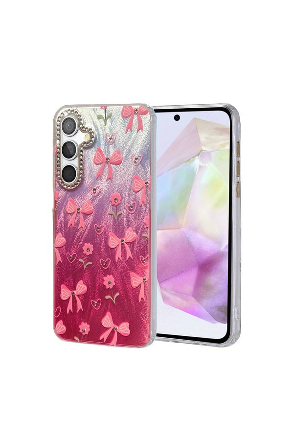 Evimdeyokyok Samsung Galaxy A35 5G Kılıf Blade Aynalı Desenli Kapak - Desen 3