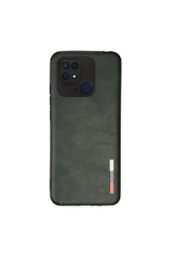 Evimdeyokyok Xiaomi Redmi 10C Kılıf Loop Deri Silikon - Yeşil