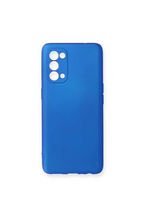 Evimdeyokyok Oppo Reno 5 Kılıf First Silikon - Mavi