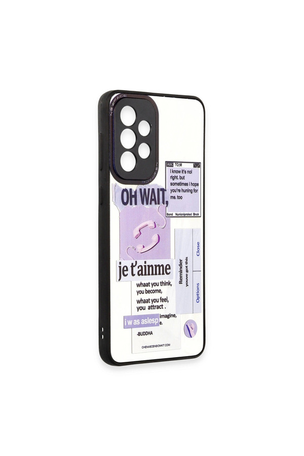 Evimdeyokyok Samsung Galaxy A73 5G Kılıf Mirror Desenli Kapak - Mirror - 4