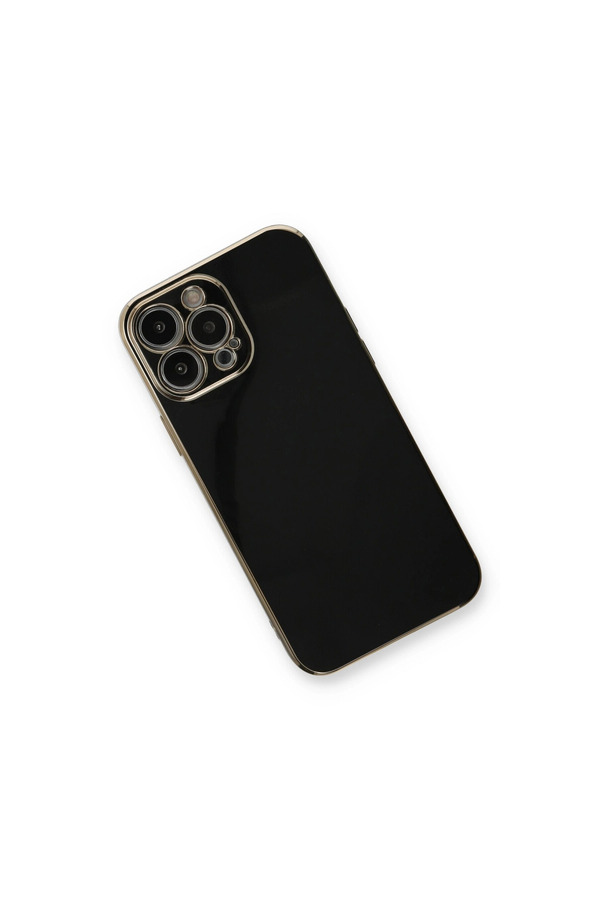 Evimdeyokyok Apple İphone 13 Pro Kılıf Volet Silikon - Siyah