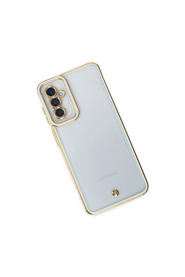 Evimdeyokyok Samsung Galaxy M23 Kılıf Liva Lens Silikon - Beyaz