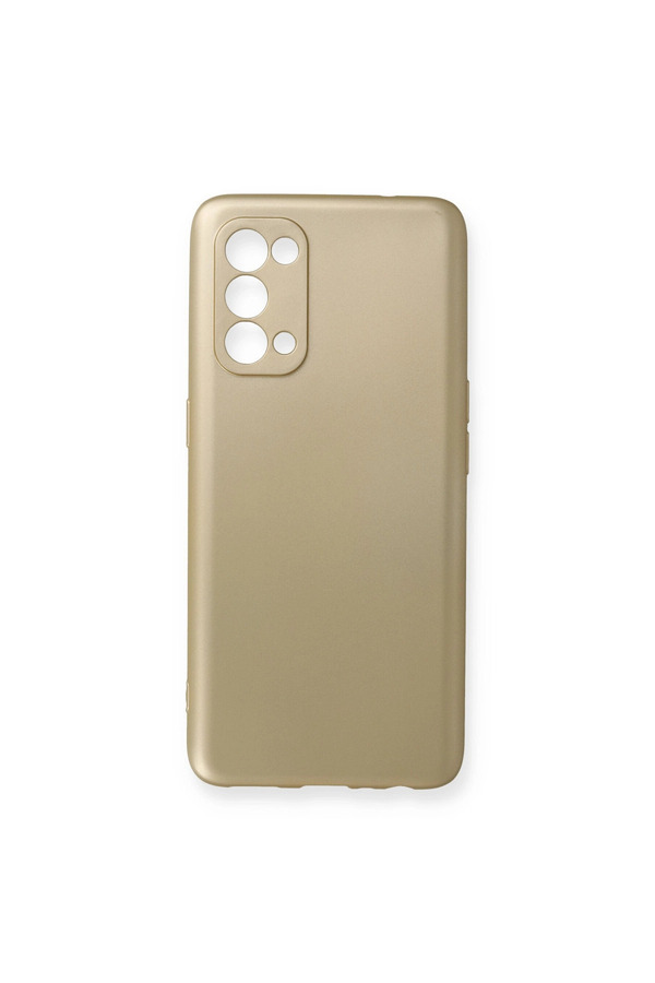 Evimdeyokyok Oppo Reno 5 Kılıf First Silikon - Gold