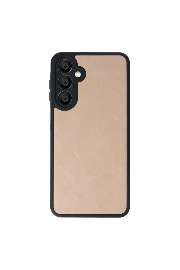 Evi̇mdeyokyok Samsung Galaxy M15 Kılıf Aras Deri̇ Kapak - Pudra