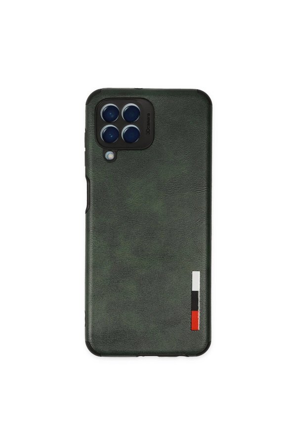 Evimdeyokyok Samsung Galaxy M33 Kılıf Loop Deri Silikon - Yeşil