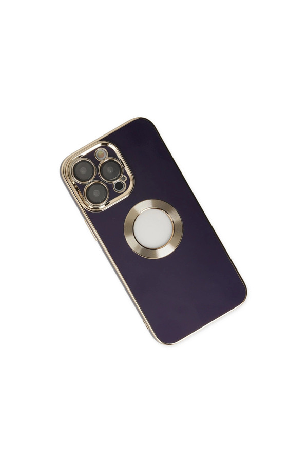 Evimdeyokyok Apple İphone 13 Pro Max Kılıf Store Silikon - Derin Mor