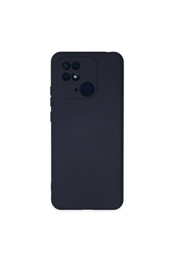 Evimdeyokyok Xiaomi Redmi 10C Kılıf Nano İçi Kadife Silikon - Lacivert