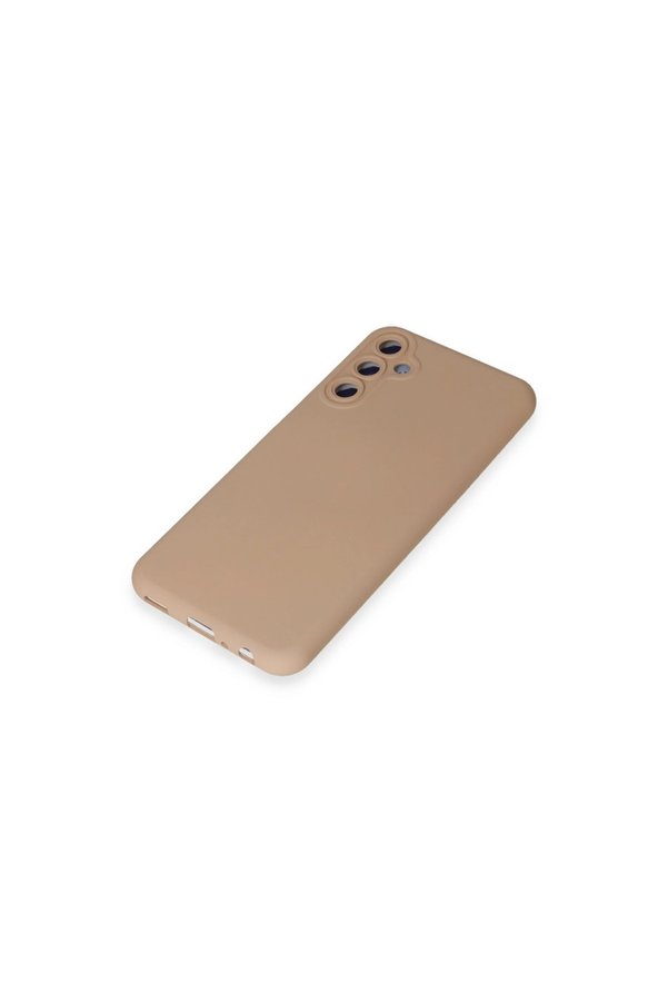 Evi̇mdeyokyok Samsung Galaxy M14 5G Kılıf Nano İçi̇ Kadi̇fe Si̇li̇kon - Pudra