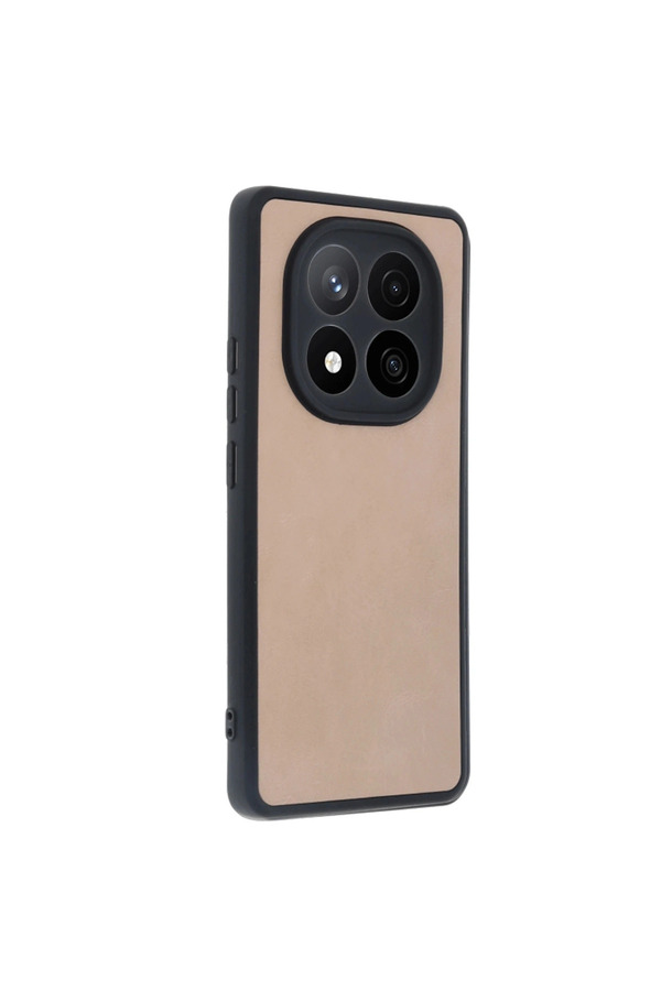 Evi̇mdeyokyok Xi̇aomi̇ Redmi̇ Note 14 Pro 4G Kılıf Aras Deri̇ Kapak - Pudra