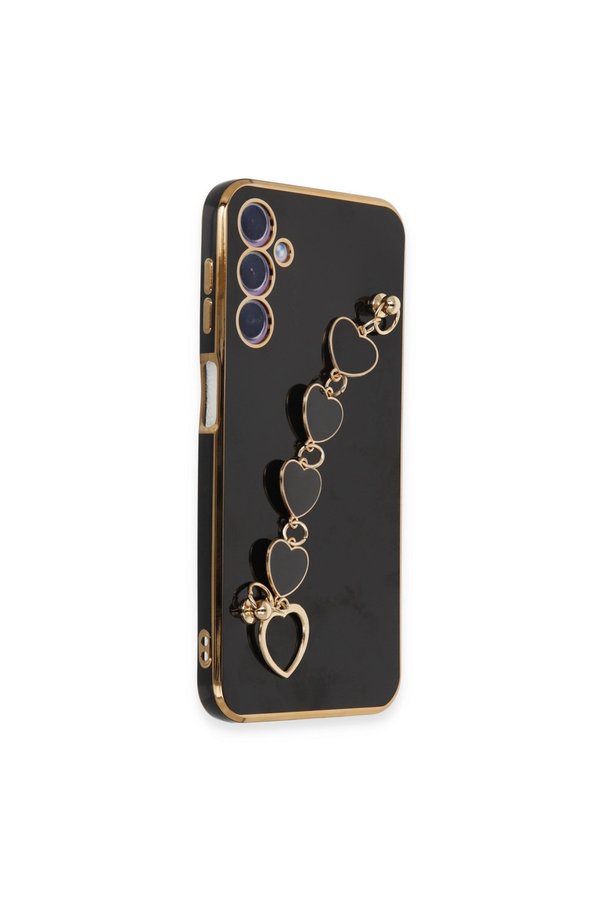 Evimdeyokyok Samsung Galaxy A24 4G Kılıf Esila Silikon - Siyah