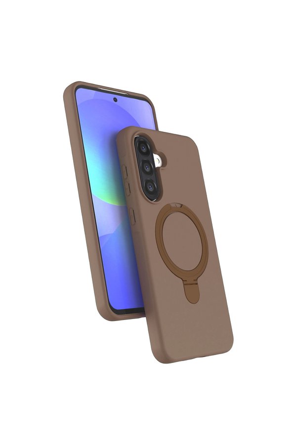 Evimdeyokyok Samsung Galaxy A37 5G Regal Magsafe Standlı Kapak - Çöl Titanyum
