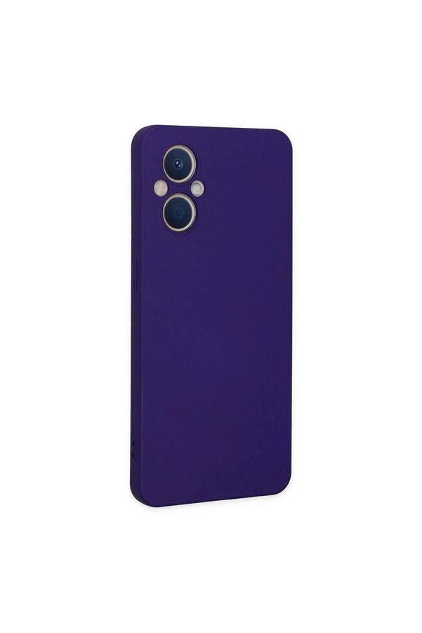 Evimdeyokyok Oppo Reno 7 Lite Kılıf Nano İçi Kadife Silikon - Mor