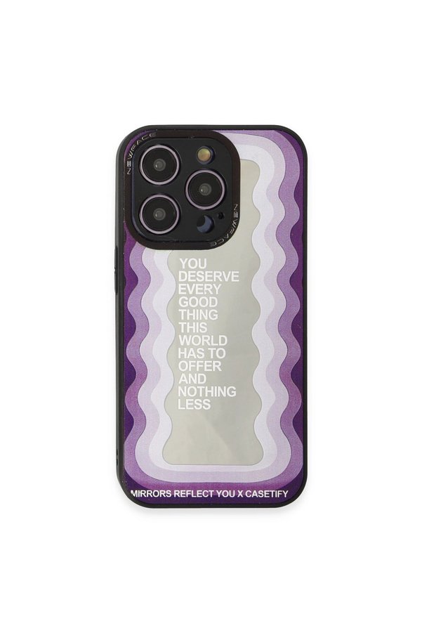 Evimdeyokyok Apple İphone 12 Pro Kılıf Mirror Desenli Kapak - Mirror - 5