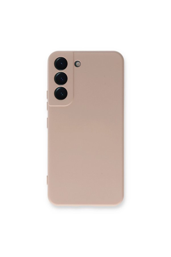 Evi̇mdeyokyok Samsung Galaxy S23 Plus Kılıf Nano İçi̇ Kadi̇fe Si̇li̇kon - Pudra