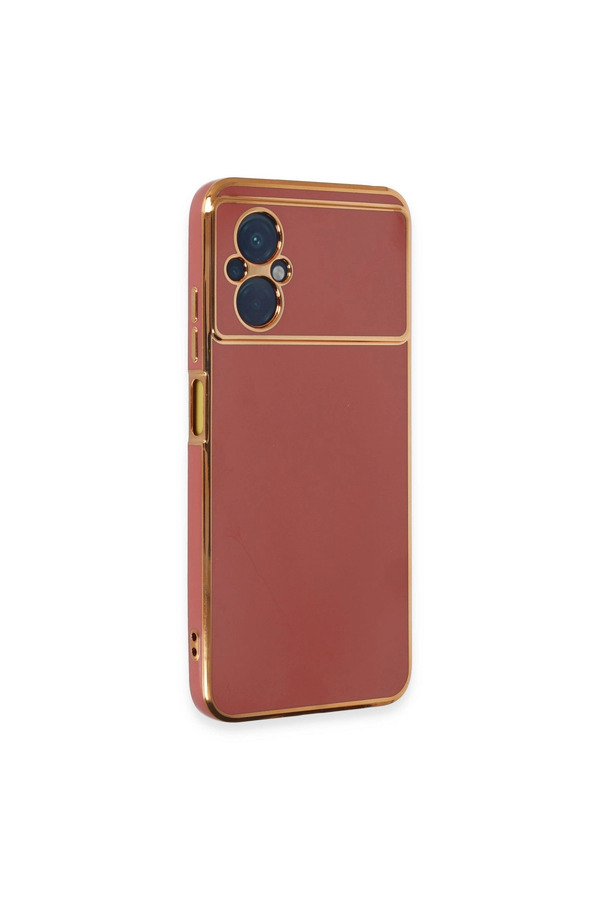 Evimdeyokyok Xiaomi Poco M5 Kılıf Volet Silikon - Kırmızı
