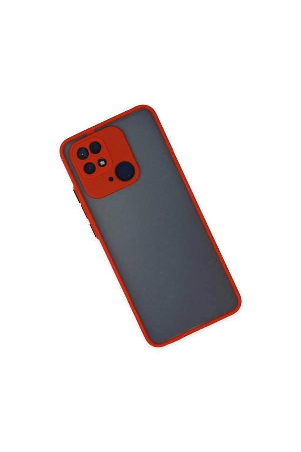 Evimdeyokyok Xiaomi Redmi 10C Kılıf Montreal Silikon Kapak - Kırmızı