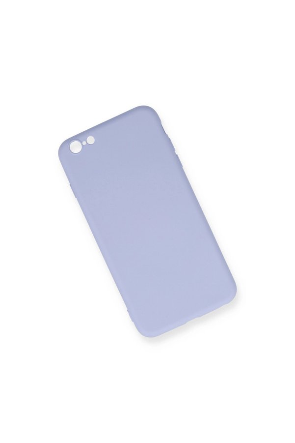 Evimdeyokyok Apple İphone 6 Plus Kılıf Nano İçi Kadife Silikon - Lila