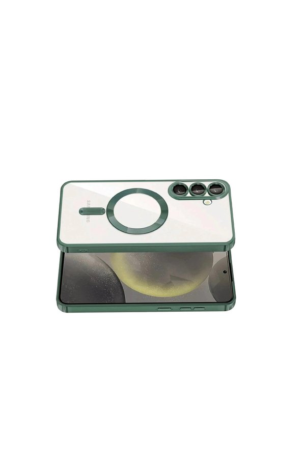 Evi̇mdeyokyok Samsung Galaxy S26 Kross Magneti̇csafe Kapak - Koyu Yeşi̇l