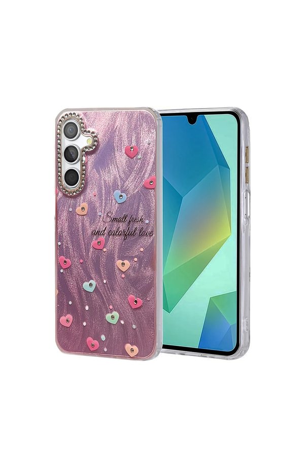 Evimdeyokyok Samsung Galaxy A25 5G Kılıf Blade Aynalı Desenli Kapak - Desen 8