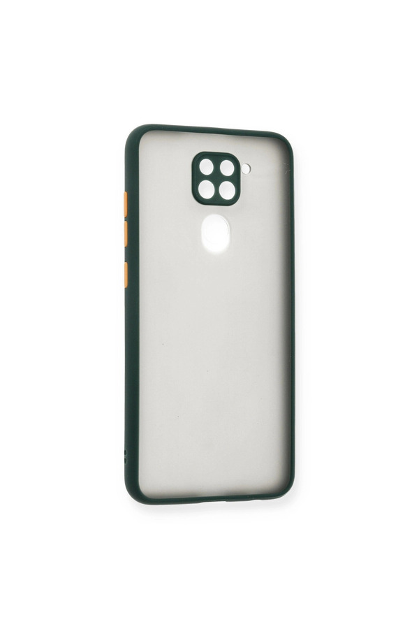 Evimdeyokyok Xiaomi Redmi Note 9 Kılıf Montreal Silikon Kapak - Yeşil