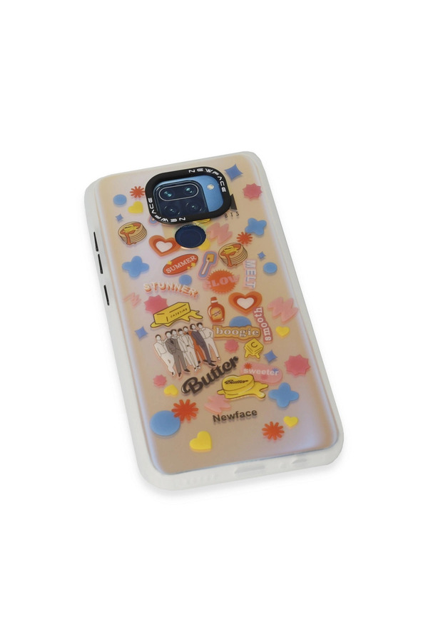 Evimdeyokyok Xiaomi Redmi Note 9 Kılıf Estoril Desenli Kapak - Estoril - 16