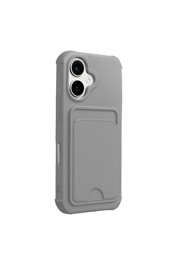 Evimdeyokyok Apple İphone 17 Kelvin Kartvizitli Silikon - Gri
