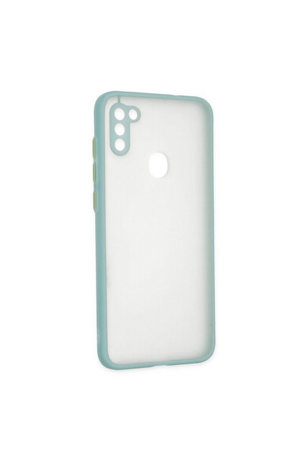 Evimdeyokyok Samsung Galaxy A11 Kılıf Montreal Silikon Kapak - Turkuaz