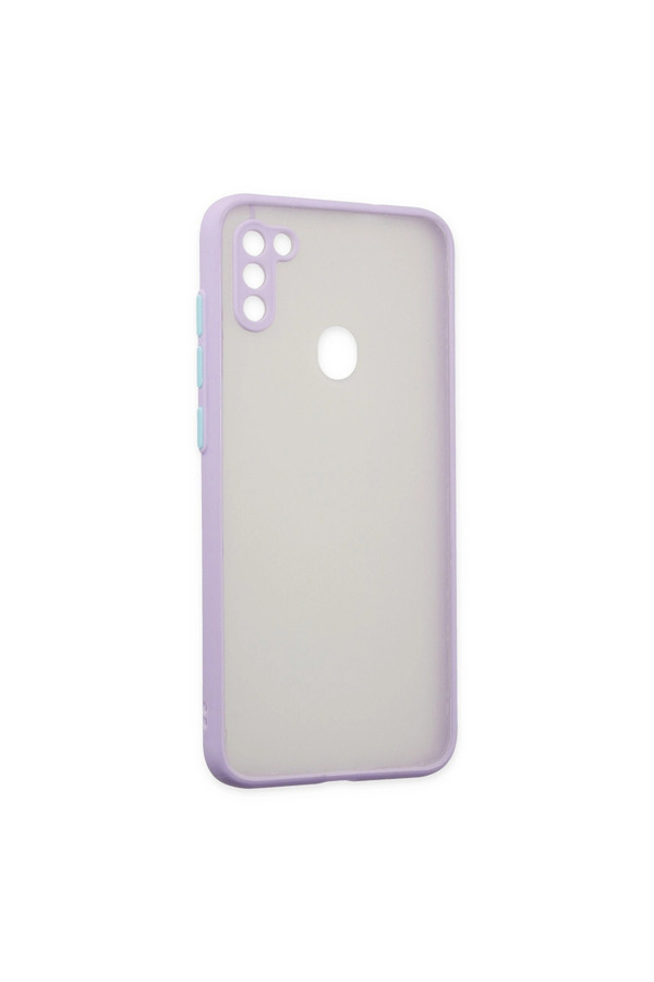 Evimdeyokyok Samsung Galaxy A11 Kılıf Montreal Silikon Kapak - Mor