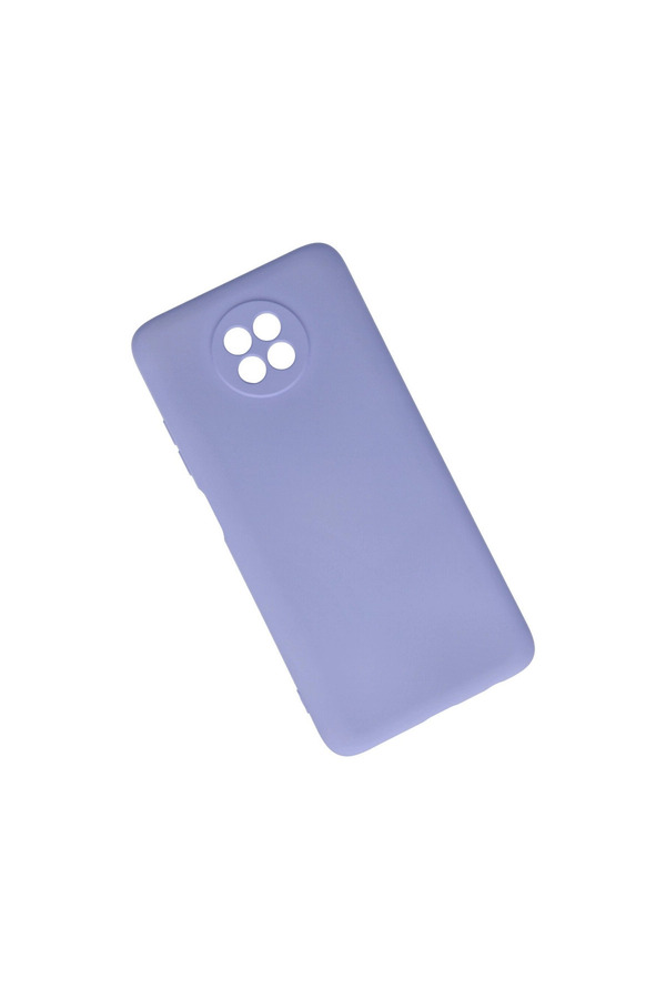 Evimdeyokyok Xiaomi Redmi Note 9 5G Kılıf Nano İçi Kadife Silikon - Lila