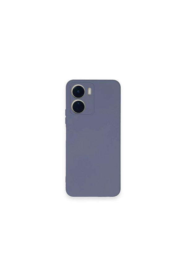 Evimdeyokyok Vivo Y16 Kılıf Nano İçi Kadife Silikon - Gri