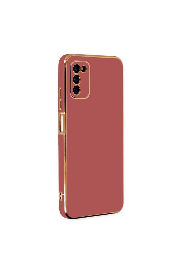 Evimdeyokyok Samsung Galaxy A03S Kılıf Volet Silikon - Kırmızı
