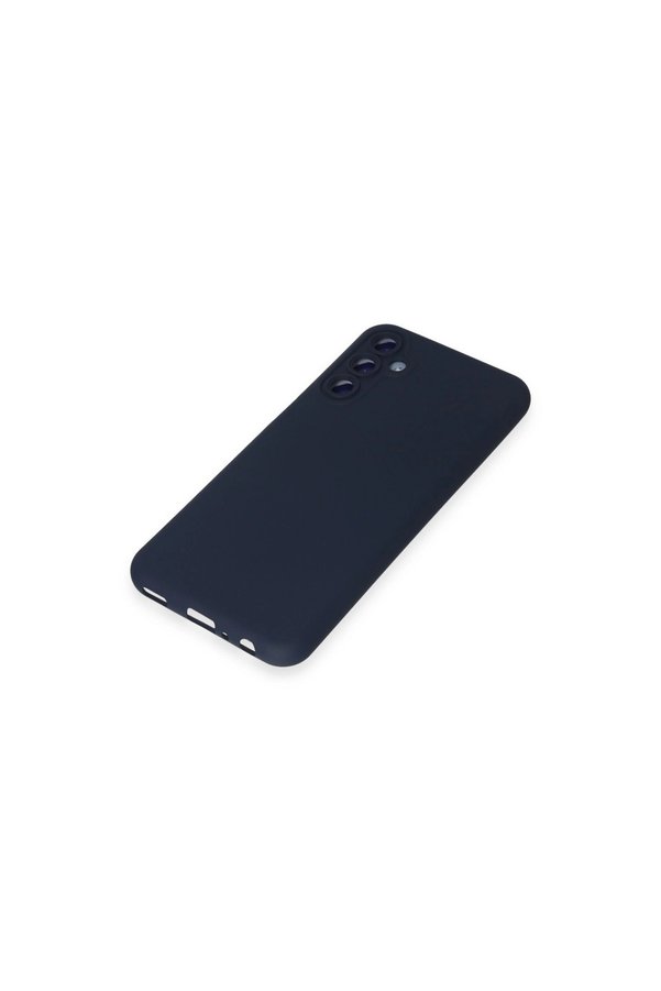 Evi̇mdeyokyok Samsung Galaxy M34 5G Kılıf Nano İçi̇ Kadi̇fe Si̇li̇kon - Laci̇vert