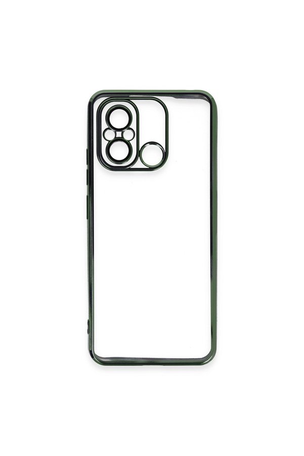Evimdeyokyok Xiaomi Redmi 12C Kılıf Razer Lensli Silikon - Yeşil