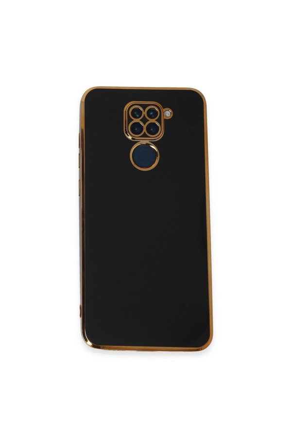 Evimdeyokyok Xiaomi Redmi Note 9 Kılıf Volet Silikon - Siyah