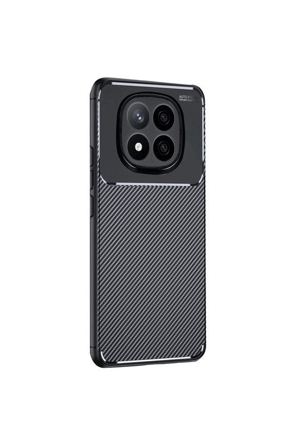 Evi̇mdeyokyok Xi̇aomi̇ Redmi̇ Note 14 Pro 4G Kılıf Auto Focus Karbon Kapak - Si̇yah
