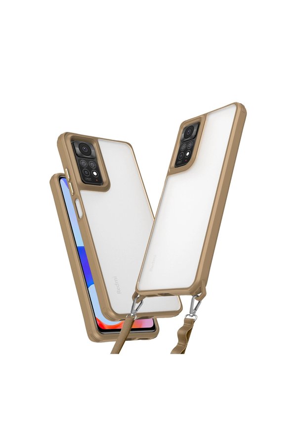 Evimdeyokyok Xiaomi Redmi Note 11 Pro Kılıf Penta Silikon Kılıf - Çöl Titanyum