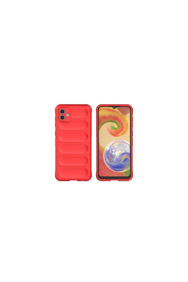 Evimdeyokyok Samsung Galaxy A06 Kılıf Optimum Silikon - Kırmızı
